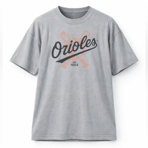 Baltimore Orioles MLB T-shirt PROMO SGA NWOT Gray/Black/Orange